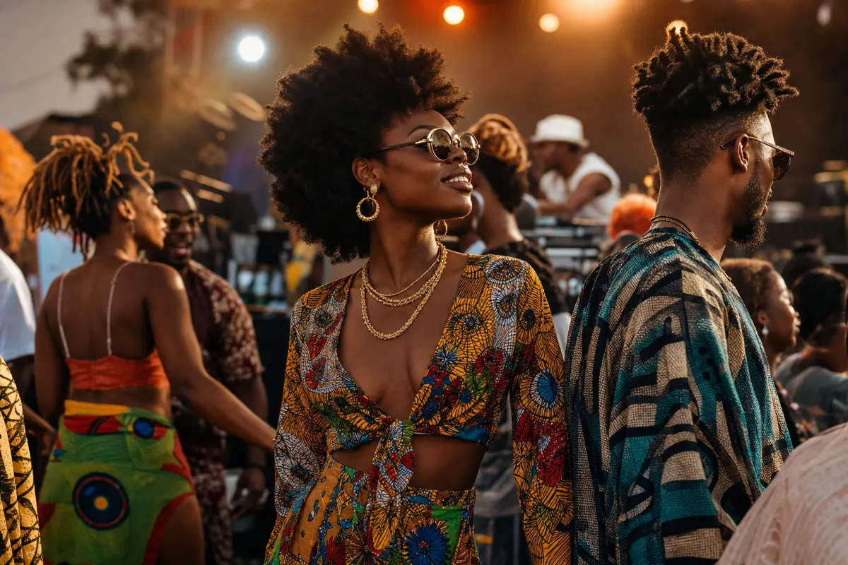 Afro-centric fashion, music and entertainment scene celebrating African creative culture